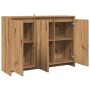 Aparador de madera de ingeniería roble artisan 102x33x75 cm de , Aparadores - Ref: Foro24-856781, Precio: 117,26 €, Descuento: %