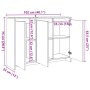 Aparador de madera de ingeniería roble artisan 102x33x75 cm de , Aparadores - Ref: Foro24-856781, Precio: 117,26 €, Descuento: %