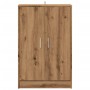 Mueble zapatero madera ingeniería roble artisan 60x35x92 cm de , Zapateros y organizadores de calzado - Ref: Foro24-856699, P...