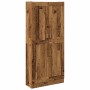 Aparador madera ingeniería madera envejecida 82,5x30,5x185 cm de , Librerías y estanterías - Ref: Foro24-3318716, Precio: 178...