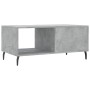 Mesa de centro madera contrachapada gris hormigón 90x50x40 cm de , Mesas de centro - Ref: Foro24-829232, Precio: 46,45 €, Des...