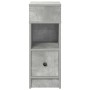Mesilla de noche con cajón gris hormigón 25x31x66 cm de , Mesitas de noche - Ref: Foro24-858620, Precio: 60,19 €, Descuento: %