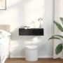 Estante de pared con cajones de madera contrachapada negro de , Estantes y estanterías - Ref: Foro24-859969, Precio: 60,39 €,...