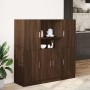 Set de muebles de cocina 3 pzas madera ingeniería roble marrón de , Estantes y estanterías - Ref: Foro24-3324157, Precio: 268...