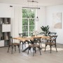 Pata mesa comedor forma araña antracita 150x78x(72-73) cm acero de , Patas para mesas - Ref: Foro24-4013118, Precio: 185,41 €...