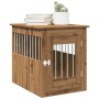 Jaula para perros madera ingeniería roble artesanal 55x75x65 cm de , Casetas para perros - Ref: Foro24-857640, Precio: 89,02 ...