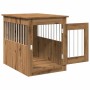 Jaula para perros madera ingeniería roble artesanal 55x75x65 cm de , Casetas para perros - Ref: Foro24-857640, Precio: 89,02 ...
