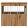 Jaula para perros madera ingeniería roble artesanal 55x75x65 cm de , Casetas para perros - Ref: Foro24-857640, Precio: 89,02 ...