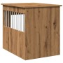 Jaula para perros madera ingeniería roble artesanal 55x75x65 cm de , Casetas para perros - Ref: Foro24-857640, Precio: 89,02 ...