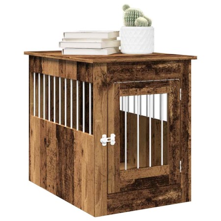 Jaula para perros madera de ingeniería madera vieja 55x80x68 cm de , Casetas para perros - Ref: Foro24-857642, Precio: 92,35 ...