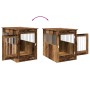 Jaula para perros madera de ingeniería madera vieja 55x80x68 cm de , Casetas para perros - Ref: Foro24-857642, Precio: 92,35 ...