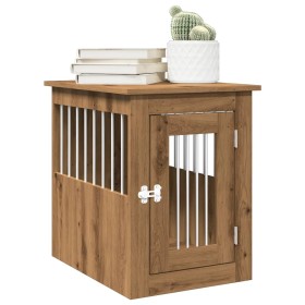 Jaula para perros madera ingeniería roble artesanal 45x62x59cm de , Casetas para perros - Ref: Foro24-857637, Precio: 72,61 €...