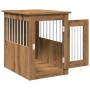 Jaula para perros madera ingeniería roble artesanal 45x62x59cm de , Casetas para perros - Ref: Foro24-857637, Precio: 72,61 €...
