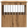 Jaula para perros madera ingeniería roble artesanal 45x62x59cm de , Casetas para perros - Ref: Foro24-857637, Precio: 72,61 €...