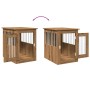 Jaula para perros madera ingeniería roble artesanal 45x62x59cm de , Casetas para perros - Ref: Foro24-857637, Precio: 72,61 €...