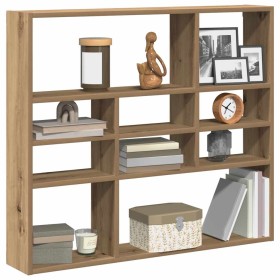 Estante de pared madera ingeniería roble artisian 90x16x78 cm de , Estantes y estanterías - Ref: Foro24-856070, Precio: 56,34...