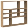 Estante de pared madera ingeniería roble artisian 90x16x78 cm de , Estantes y estanterías - Ref: Foro24-856070, Precio: 56,34...