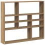 Estante de pared madera ingeniería roble artisian 90x16x78 cm de , Estantes y estanterías - Ref: Foro24-856070, Precio: 56,34...