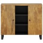 Aparador con 2 puertas madera maciza de mango 90x33x75 cm de , Aparadores - Ref: Foro24-352928, Precio: 200,17 €, Descuento: %