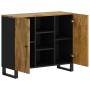 Aparador con 2 puertas madera maciza de mango 90x33x75 cm de , Aparadores - Ref: Foro24-352928, Precio: 200,17 €, Descuento: %