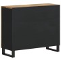 Aparador con 2 puertas madera maciza de mango 90x33x75 cm de , Aparadores - Ref: Foro24-352928, Precio: 200,17 €, Descuento: %