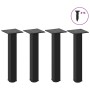 Patas para mesa de centro 4 uds acero negro 42-44 cm de , Patas para mesas - Ref: Foro24-4012452, Precio: 51,20 €, Descuento: %
