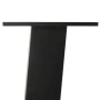 Patas para mesa de centro 4 uds acero negro 30 cm de , Patas para mesas - Ref: Foro24-4012484, Precio: 36,19 €, Descuento: %