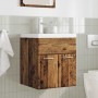 Juego de muebles de baño 2 piezas madera ingeniería envejecida de , Muebles de baño - Ref: Foro24-3328581, Precio: 124,19 €, ...