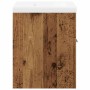 Juego de muebles de baño 2 piezas madera ingeniería envejecida de , Muebles de baño - Ref: Foro24-3328581, Precio: 124,19 €, ...