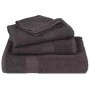 Juego de toallas 8 piezas 100% algodón antracita 360 gsm de , Toallas de baño y manoplas - Ref: Foro24-137062, Precio: 33,42 ...