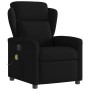 Sillón reclinable de masaje eléctrico tela negro de , Sillones - Ref: Foro24-3303126, Precio: 250,94 €, Descuento: %