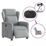Sillón reclinable de masaje eléctrico tela gris claro de , Sillones - Ref: Foro24-3303124, Precio: 237,87 €, Descuento: %