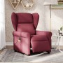 Sillón de masaje reclinable eléctrico tela rojo tinto de , Sillones - Ref: Foro24-3303367, Precio: 274,49 €, Descuento: %
