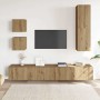 Mueble para TV de pared madera contrachapada artesanal 5 piezas de , Muebles TV - Ref: Foro24-3329000, Precio: 224,68 €, Desc...