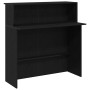 Mostrador de recepción negro 100x50x103,5 cm madera ingeniería de , Escritorios - Ref: Foro24-859025, Precio: 139,76 €, Descu...