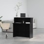 Mostrador de recepción negro 100x50x103,5 cm madera ingeniería de , Escritorios - Ref: Foro24-859025, Precio: 139,76 €, Descu...