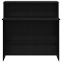 Mostrador de recepción negro 100x50x103,5 cm madera ingeniería de , Escritorios - Ref: Foro24-859025, Precio: 139,76 €, Descu...