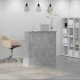Mostrador de recepción gris hormigón 100x50x103,5 cm de , Escritorios - Ref: Foro24-859027, Precio: 125,85 €, Descuento: %
