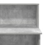 Mostrador de recepción gris hormigón 100x50x103,5 cm de , Escritorios - Ref: Foro24-859027, Precio: 125,85 €, Descuento: %