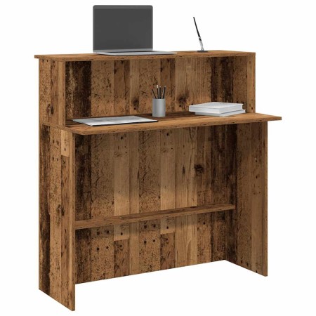 Mostrador de recepción madera vieja 100x50x103,5 cm de , Escritorios - Ref: Foro24-859031, Precio: 126,53 €, Descuento: %