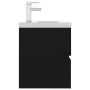 Black engineered wood cabinet with sink by vidaXL, bathroom vanities - Ref: Foro24-3071631, Price: 186,86 €, Discount: %