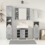 Juego muebles de baño 4 pzas madera contrachapada gris hormigón de , Muebles de baño - Ref: Foro24-3324850, Precio: 215,31 €,...