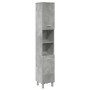 Juego muebles de baño 4 pzas madera contrachapada gris hormigón de , Muebles de baño - Ref: Foro24-3324850, Precio: 215,31 €,...