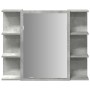 Juego muebles de baño 4 pzas madera contrachapada gris hormigón de , Muebles de baño - Ref: Foro24-3324850, Precio: 215,31 €,...