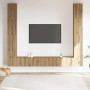 Muebles de TV de pared 6 uds madera ingeniería roble artesanal de , Muebles TV - Ref: Foro24-3328988, Precio: 373,49 €, Descu...
