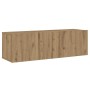 Muebles de TV de pared 6 uds madera ingeniería roble artesanal de , Muebles TV - Ref: Foro24-3328988, Precio: 373,49 €, Descu...