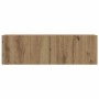 Muebles de TV de pared 3 uds madera ingeniería roble artesanal de , Muebles TV - Ref: Foro24-3328962, Precio: 147,44 €, Descu...