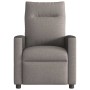 Sillón reclinable de masaje eléctrico tela gris taupe de , Sillones - Ref: Foro24-3324050, Precio: 268,90 €, Descuento: %