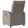 Sillón reclinable de masaje eléctrico tela gris taupe de , Sillones - Ref: Foro24-3324050, Precio: 268,90 €, Descuento: %