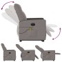Sillón de masaje eléctrico reclinable elevable tela taupé de , Sillones - Ref: Foro24-3324078, Precio: 353,76 €, Descuento: %